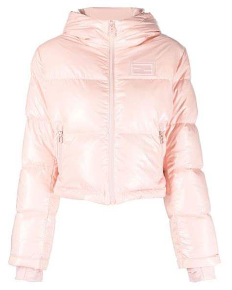 fendi pink coat|fendi puffer jacket cost.